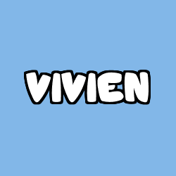 Coloración del nombre VIVIEN