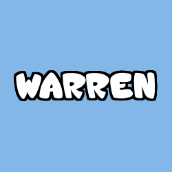 Coloración del nombre WARREN