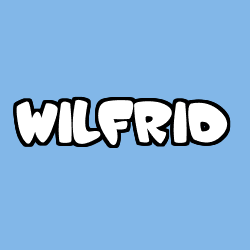 Coloración del nombre WILFRID