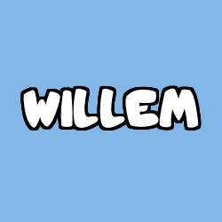 Coloración del nombre WILLEM