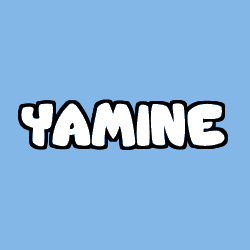 Coloración del nombre YAMINE