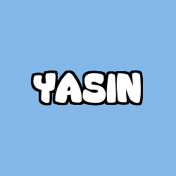 Coloración del nombre YASIN