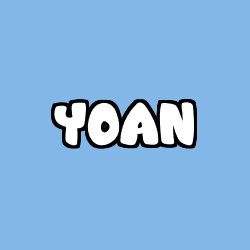 Coloración del nombre YOAN