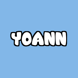 Coloración del nombre YOANN