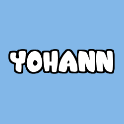 Coloración del nombre YOHANN