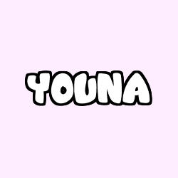 Coloración del nombre YOUNA