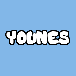 Coloración del nombre YOUNES