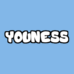 Coloración del nombre YOUNESS