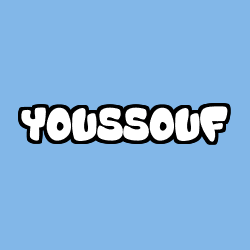 Coloración del nombre YOUSSOUF