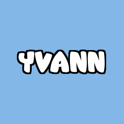 Coloración del nombre YVANN