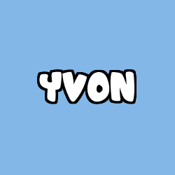 Coloración del nombre YVON