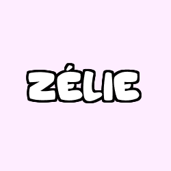 Coloración del nombre ZÉLIE